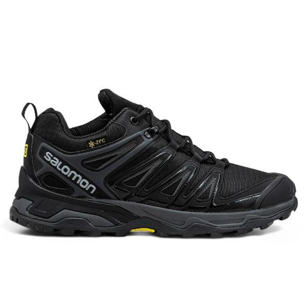 Salomon Speed Cross Pro Black Grey 2 З ХУТРОМ