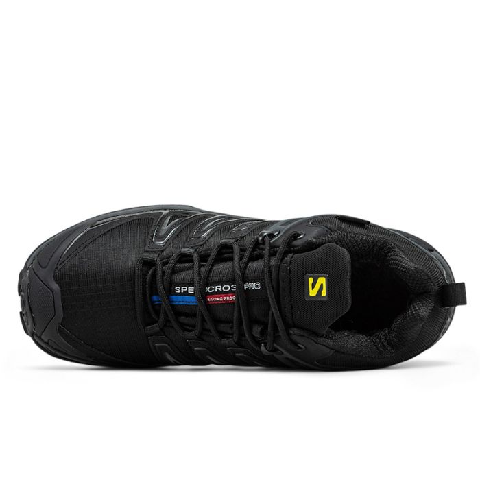 Salomon Speed Cross Pro Black Grey 2 З ХУТРОМ