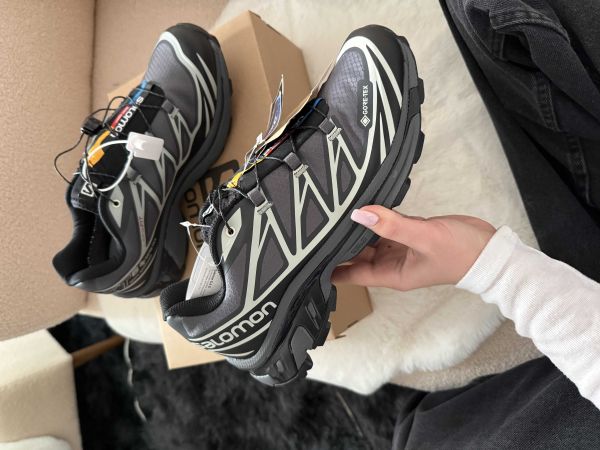 Salomon XT-6 Soft Ground Grey Black Gore-Tex