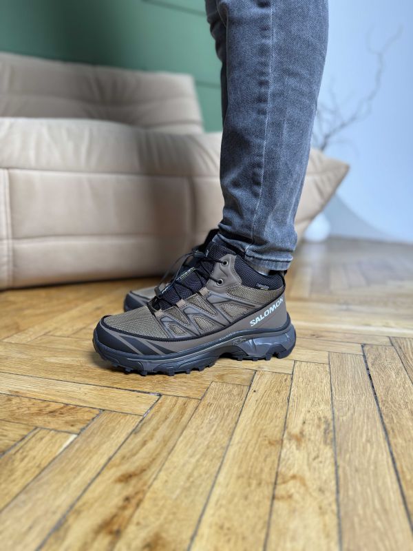 Salomon XT-6 Gore-Tex Xa Pro Street Brown Black Fur